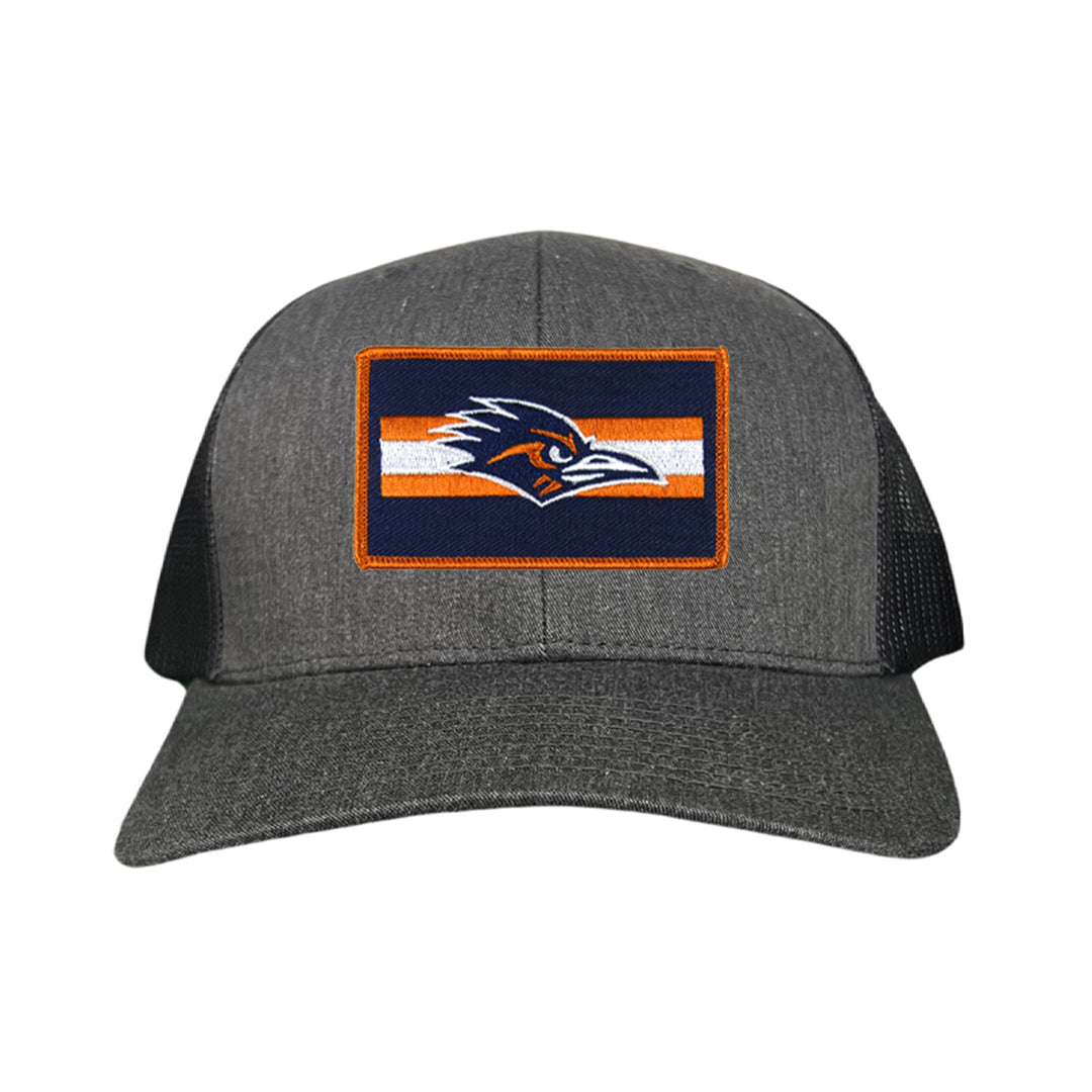 UTSA Rectangle Stripe Roadrunner / Hats / 153 / UTSA007