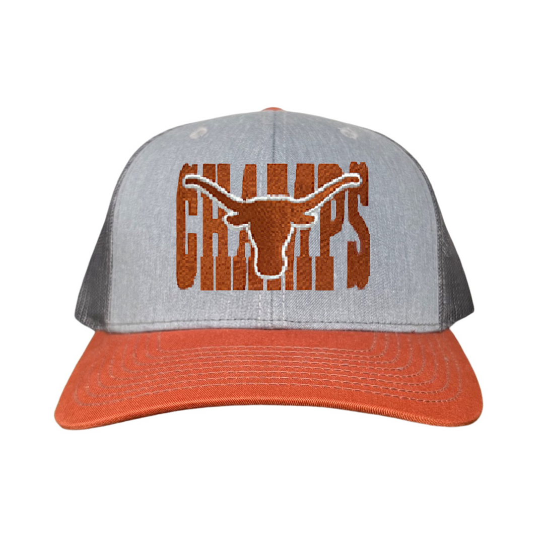 Texas Longhorns CHAMPS Embroidered / Hats / UT9054 / SB