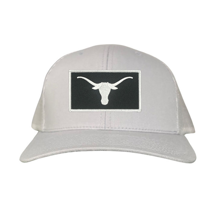 Texas Longhorns Black White Longhorn Rectangle Patch / Hats / 145 / UT9111 / MM