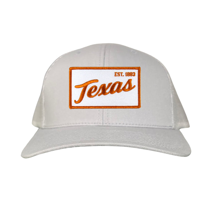 Texas Longhorns Texas EST 1883 Script / Curved Bill Mesh Snapback / 169 / UT