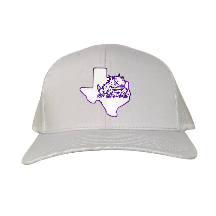 TCU State Horned Frog Rubber Patch / Hats / TCU098 /  266 / MM