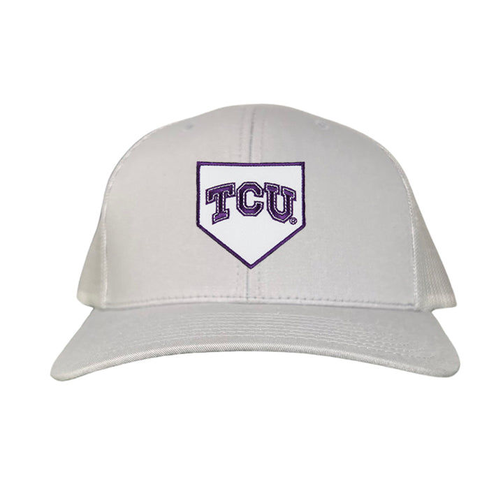 TCU Horned Frogs Baseball Cap Home Plate / Hat / TCU025 / 221 / MM