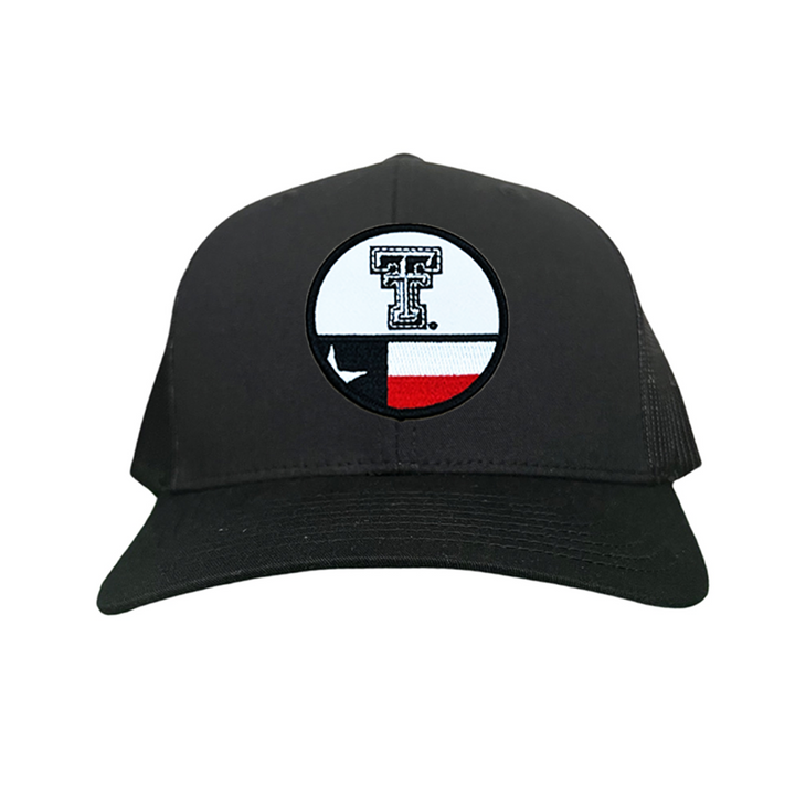 Texas Tech Logo Circle Flag / Hats /  257 / TXTECH045 / MM