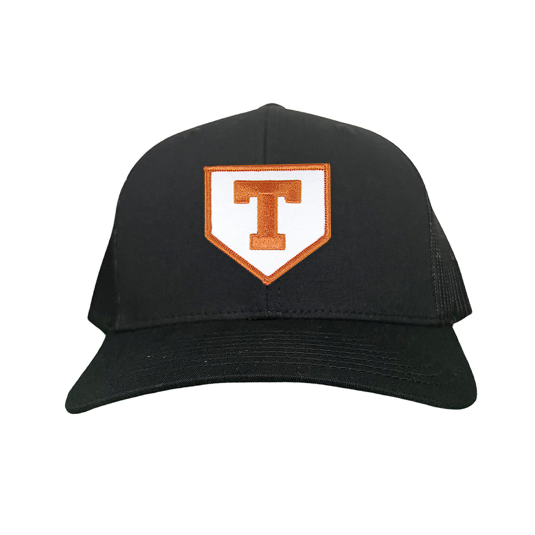 Texas Baseball Block T Home Plate / Hats / 011 / CT