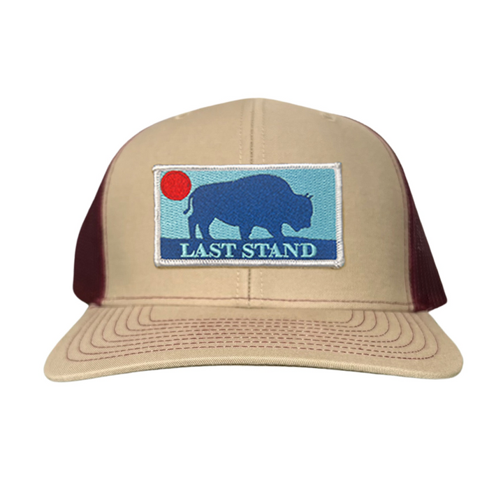 Last Stand Bison Sunset / Hats / 071 / MM