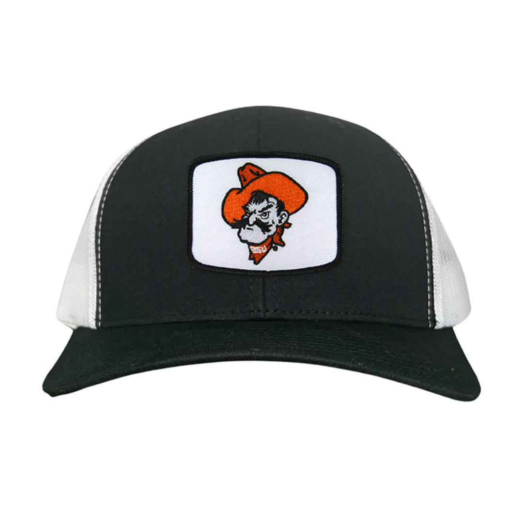 Oklahoma State Pistol Pete Face Square / Hats / 135 / OKSTATE005