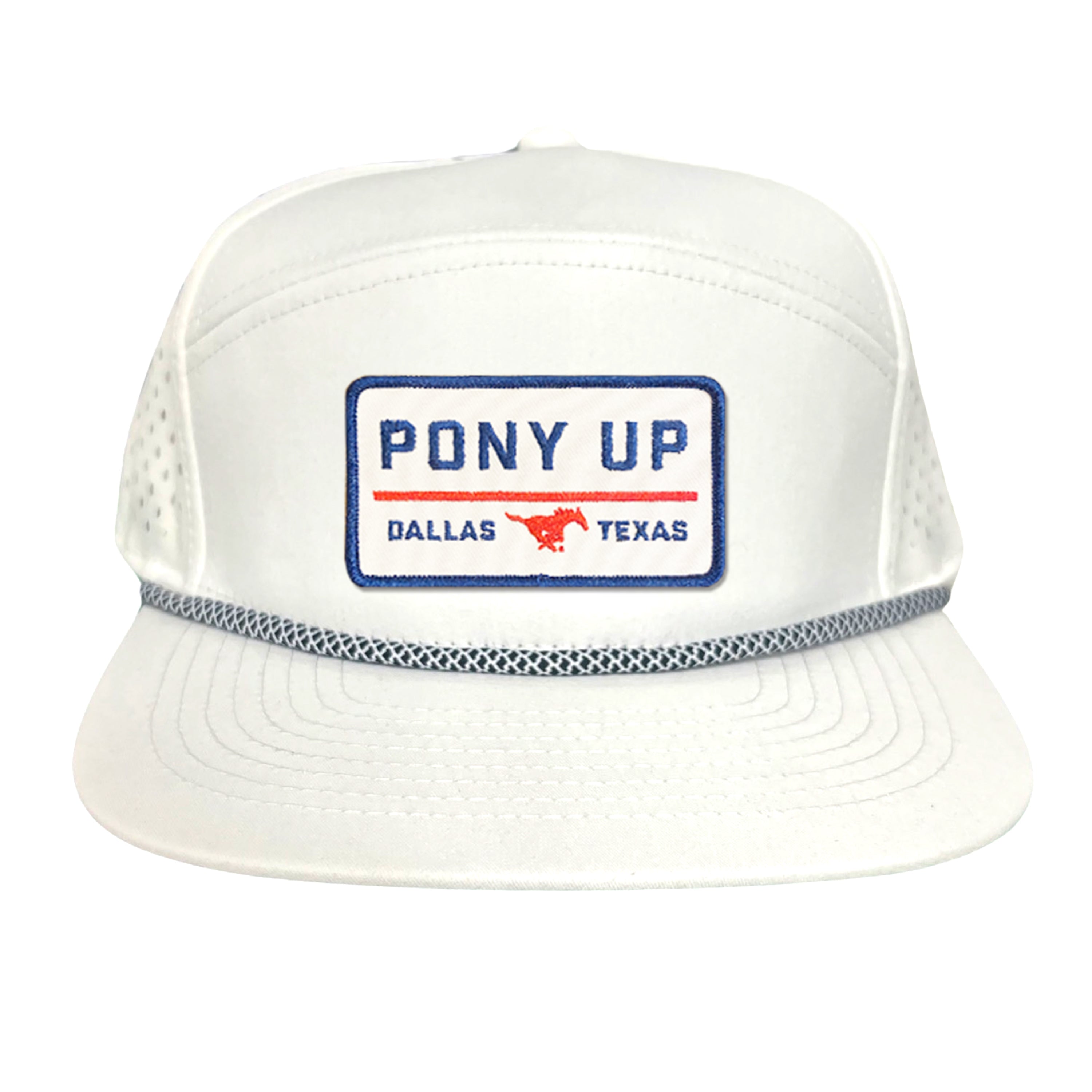 SMU Pony Up Rectangle Patch Hats / 128 / SMU008 / MM – Last