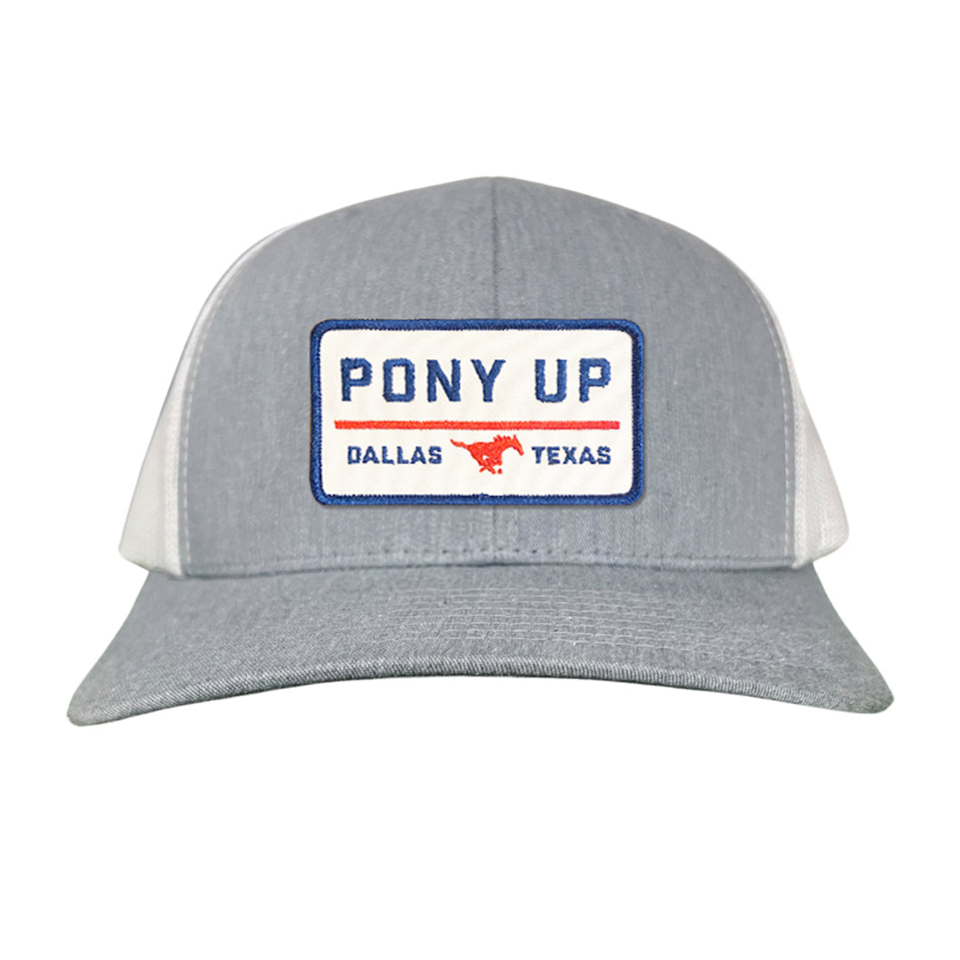 SMU Pony Up Rectangle Patch Hats / 128 / SMU008 / MM