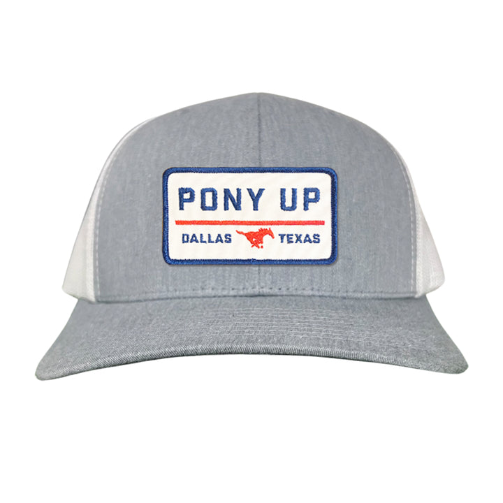 SMU Pony Up Rectangle Patch Hats / 128 / SMU008 / MM