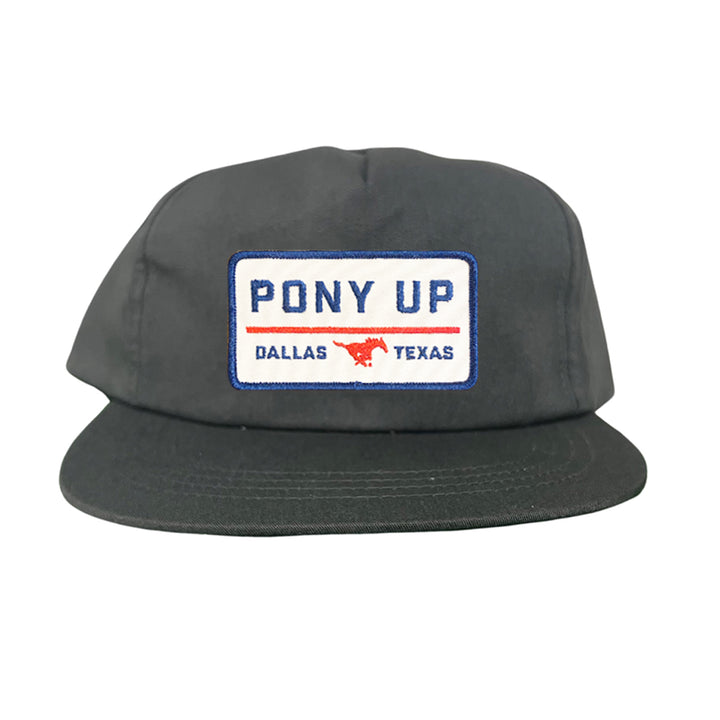 SMU Pony Up Rectangle Patch Hats / 128 / SMU008 / MM