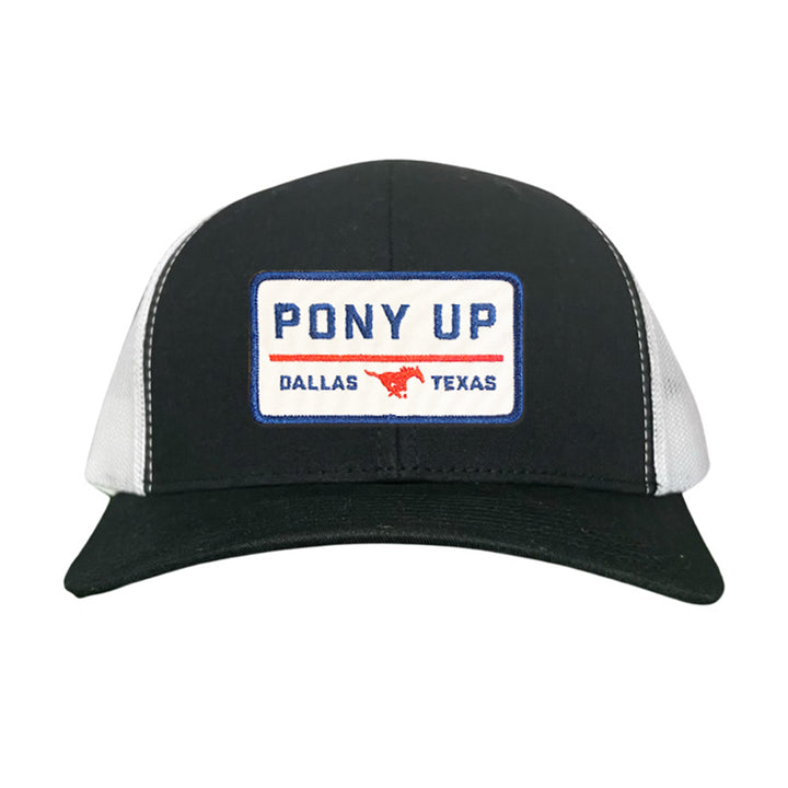 SMU Pony Up Rectangle Patch Hats / 128 / SMU008 / MM