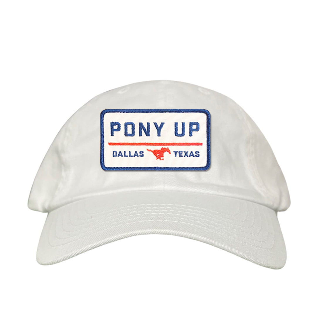 SMU Pony Up Rectangle Patch Hats / 128 / SMU008 / MM