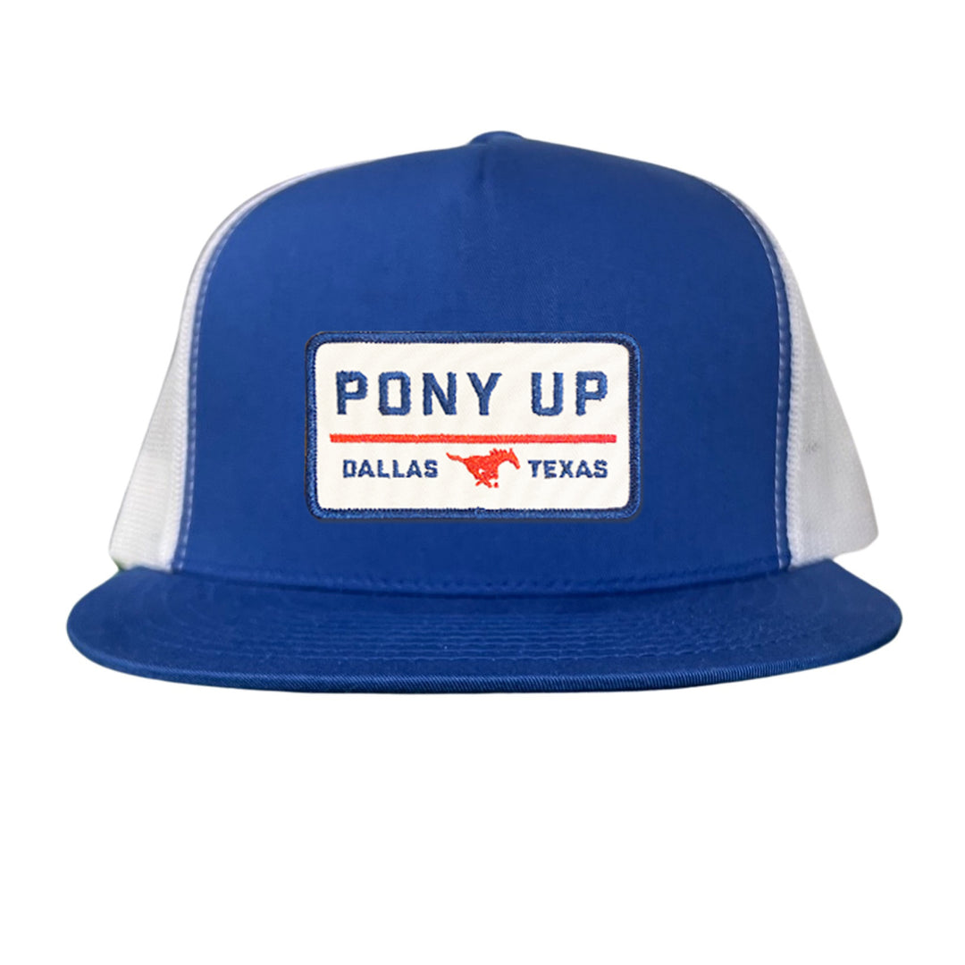 SMU Pony Up Rectangle Patch Hats / 128 / SMU008 / MM