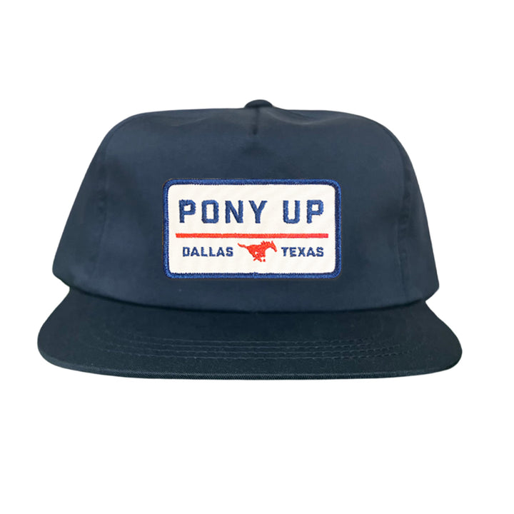 SMU Pony Up Rectangle Patch Hats / 128 / SMU008 / MM