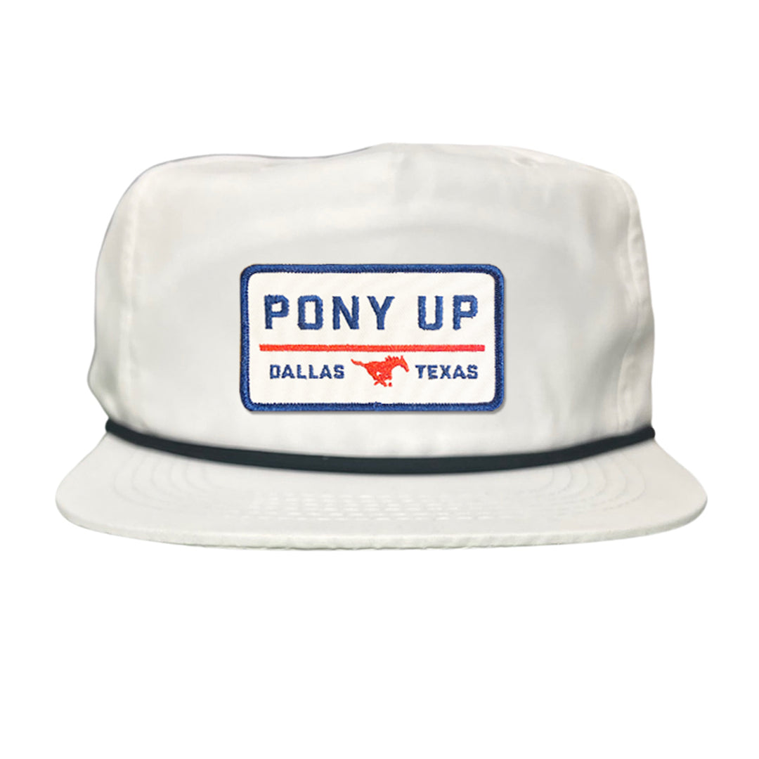 SMU Pony Up Rectangle Patch Hats / 128 / SMU008 / MM