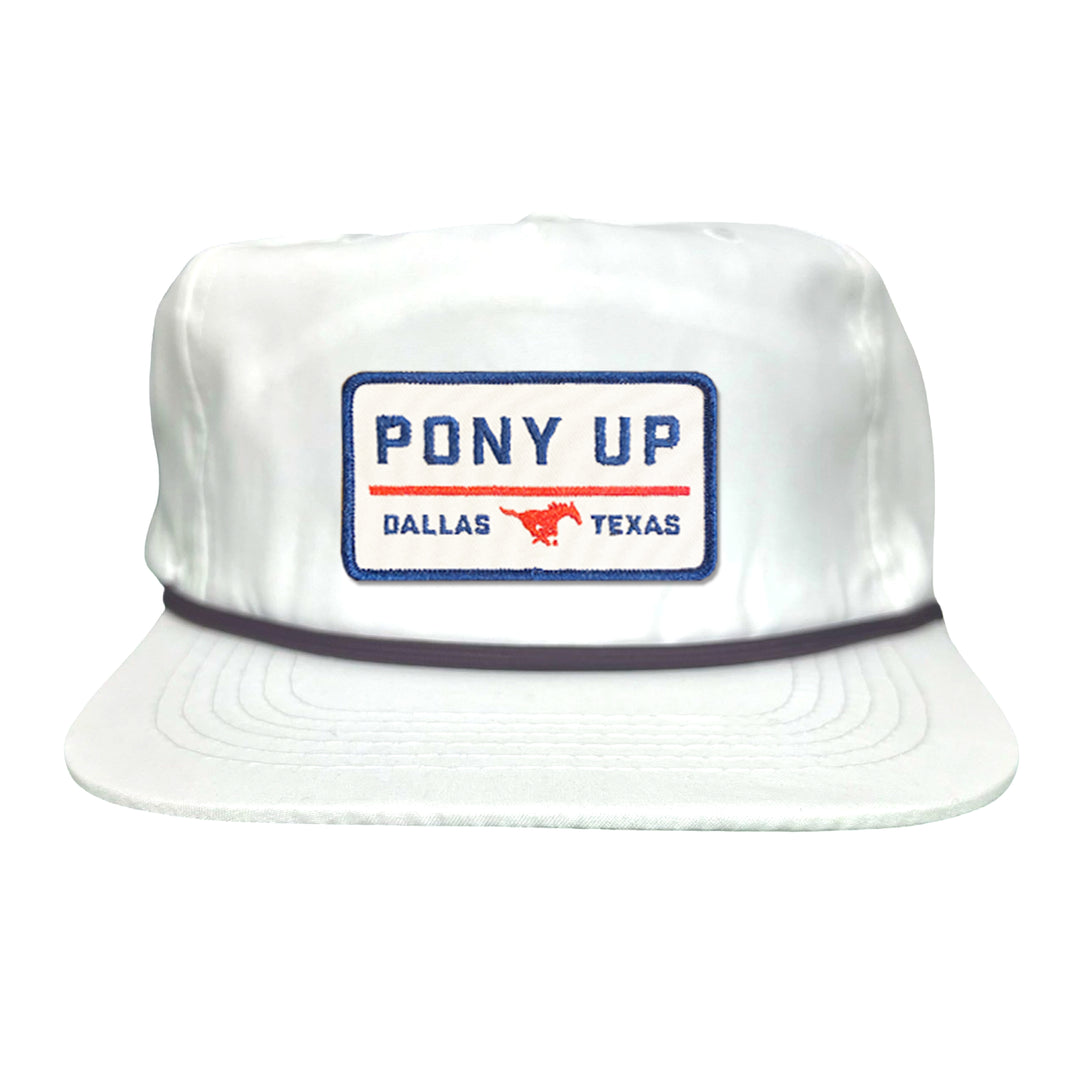 SMU Pony Up Rectangle Patch Hats / 128 / SMU008 / MM