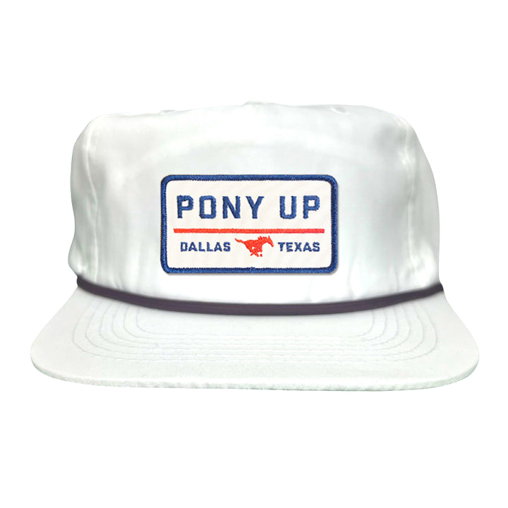 SMU Pony Up Rectangle Patch Hats / 128 / SMU008 / MM