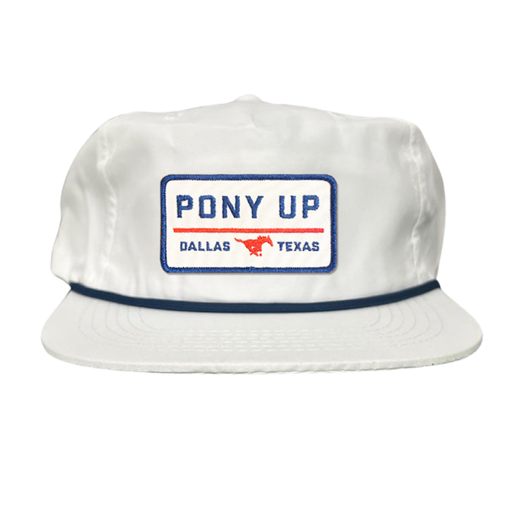 SMU Pony Up Rectangle Patch Hats / 128 / SMU008 / MM