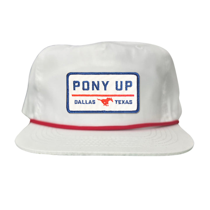 SMU Pony Up Rectangle Patch Hats / 128 / SMU008 / MM