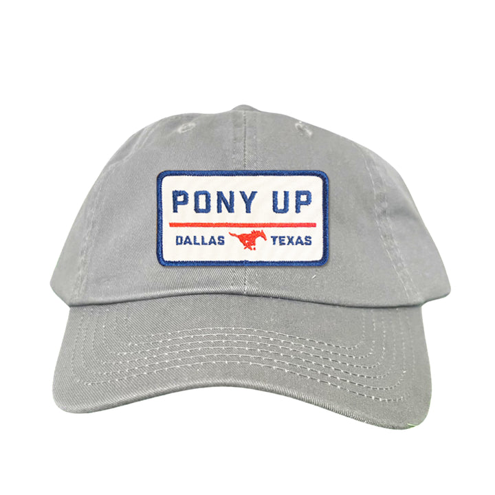 SMU Pony Up Rectangle Patch Hats / 128 / SMU008 / MM