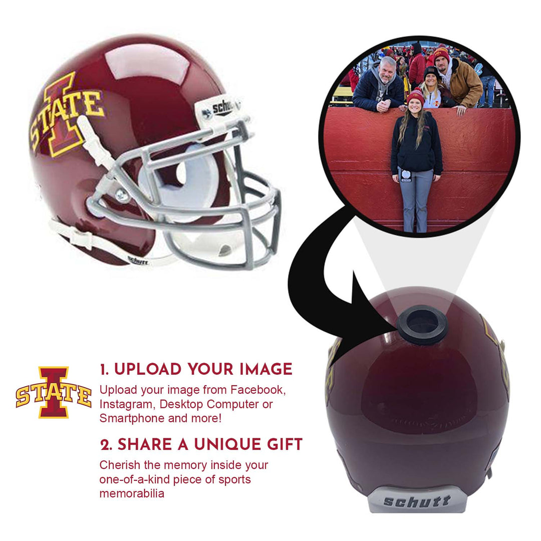 Iowa State Cyclones College Football Collectible Mini Helmet - Picture Inside