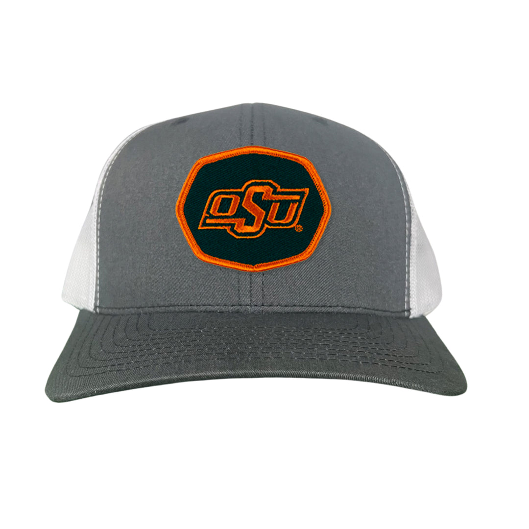 Oklahoma State OSU Hexagon Patch / Hats / 142 / OKSTATE006