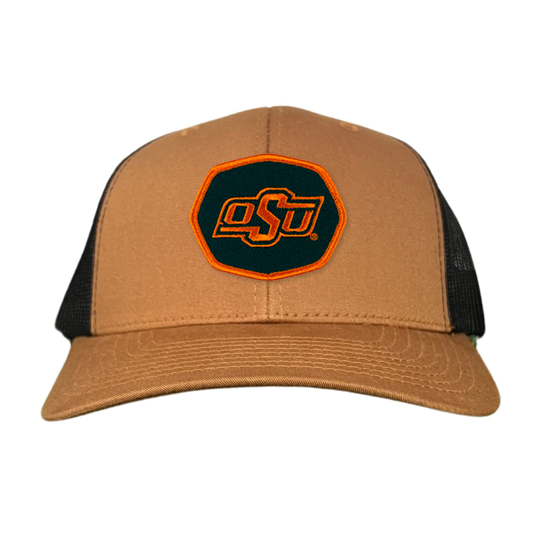 Oklahoma State OSU Hexagon Patch / Hats / 142 / OKSTATE006