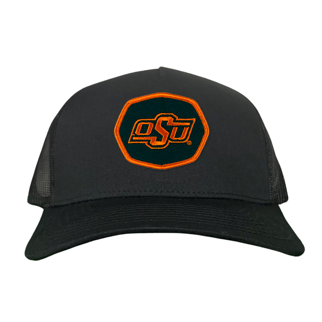 Oklahoma State OSU Hexagon Patch / Hats / 142 / OKSTATE006