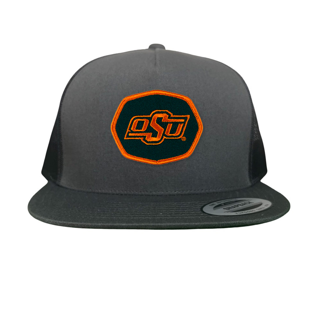 Oklahoma State OSU Hexagon Patch / Hats / 142 / OKSTATE006