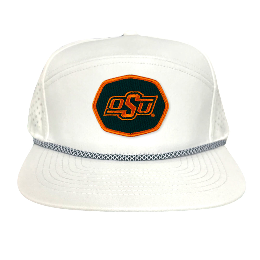 Oklahoma State OSU Hexagon Patch / Hats / 142 / OKSTATE006