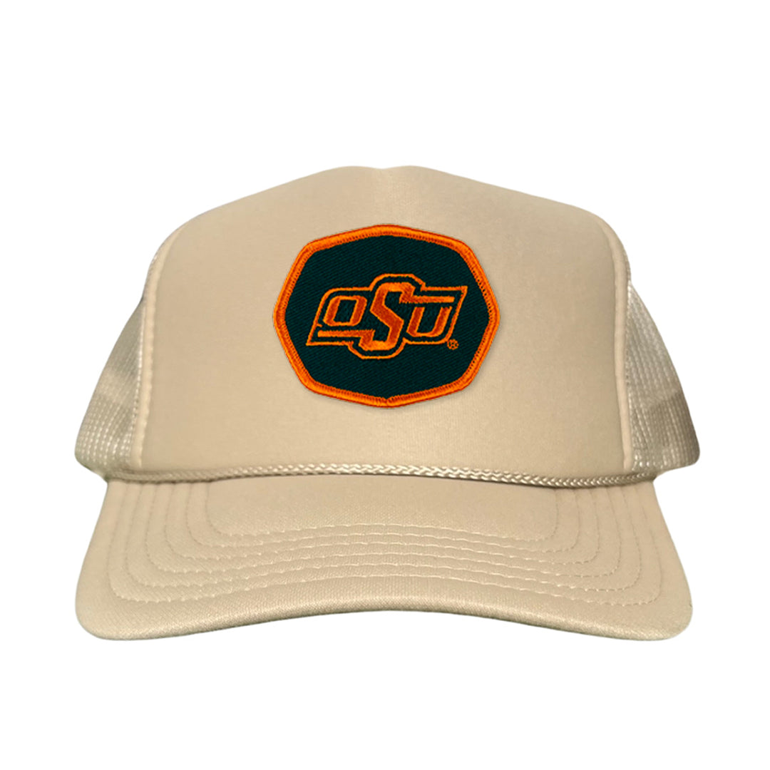 Oklahoma State OSU Hexagon Patch / Hats / 142 / OKSTATE006