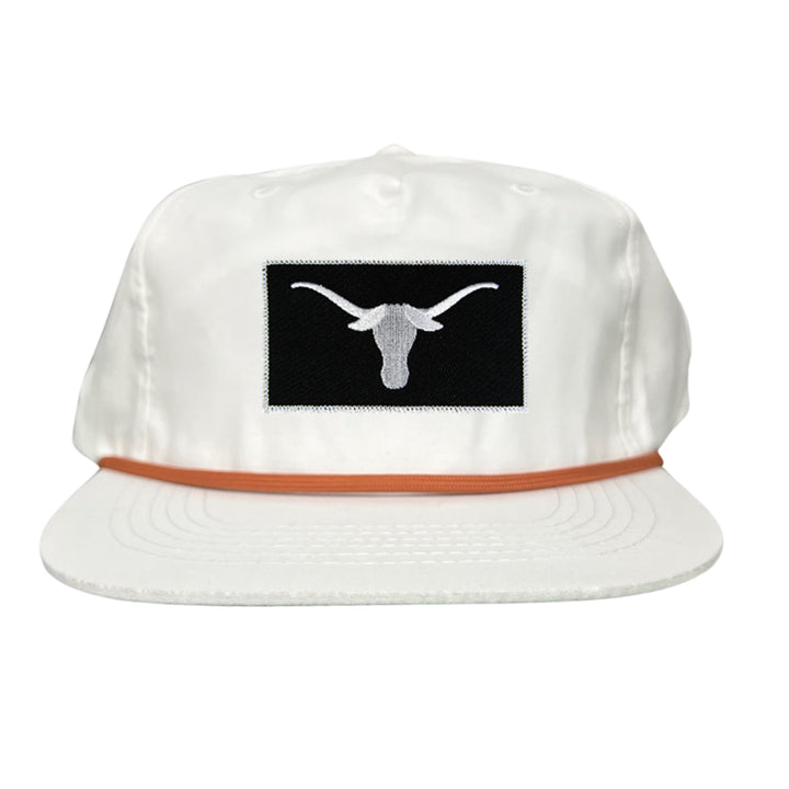 Texas Longhorns Black White Longhorn Rectangle Patch / Hats / 145 / UT9111 / MM