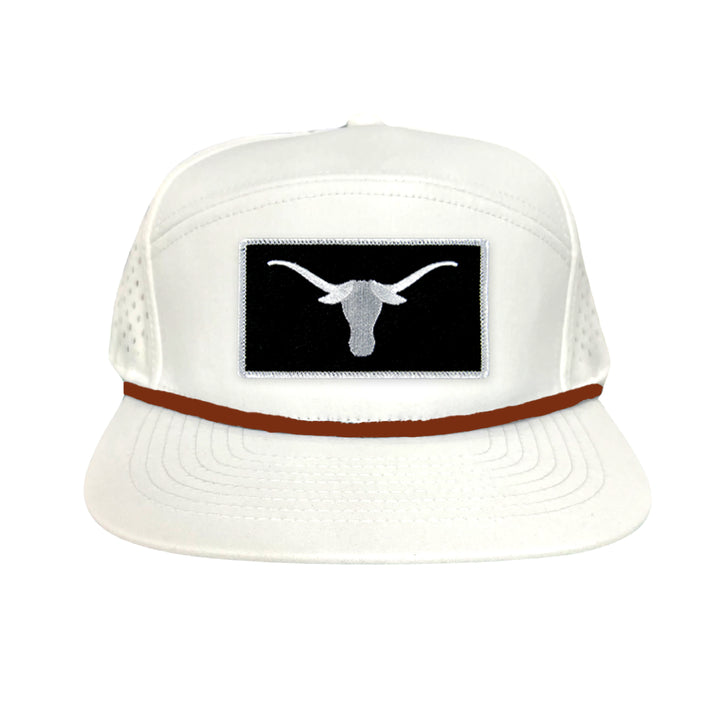 Texas Longhorns Black White Longhorn Rectangle Patch / Hats / 145 / UT9111 / MM
