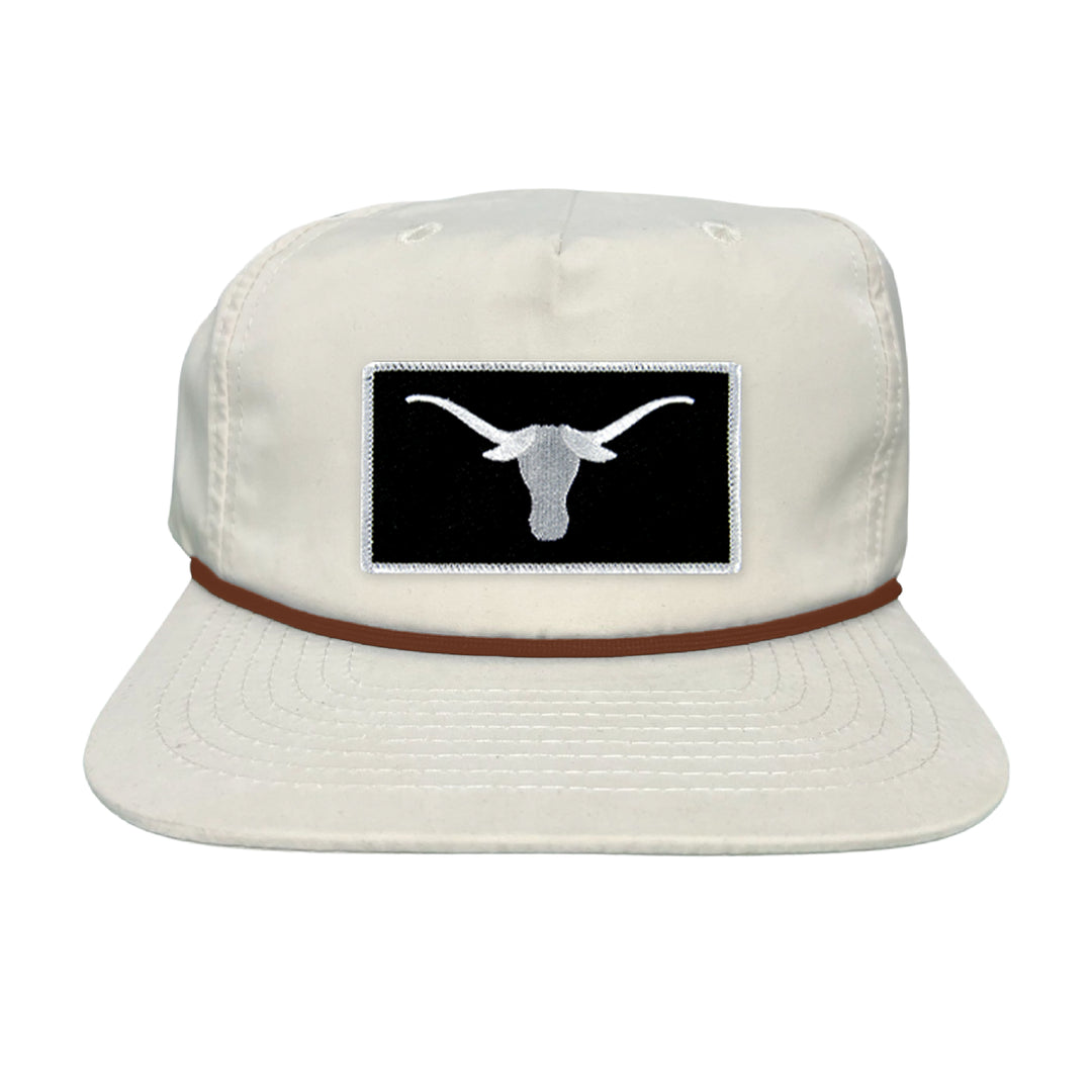 Texas Longhorns Black White Longhorn Rectangle Patch / Hats / 145 / UT9111 / MM