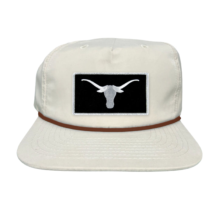 Texas Longhorns Black White Longhorn Rectangle Patch / Hats / 145 / UT9111 / MM