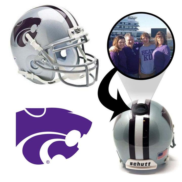 Kansas State Wildcats College Football Collectible Mini Helmet - Picture Inside