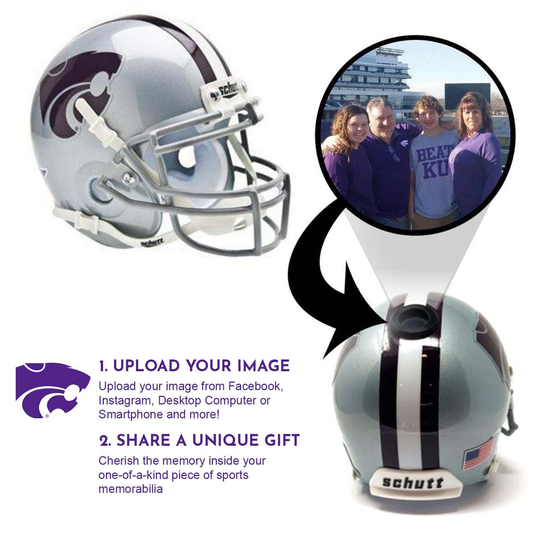 Kansas State Wildcats College Football Collectible Mini Helmet - Picture Inside