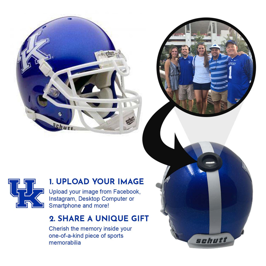 Kentucky Wildcats College Football Collectible Mini Helmet - Picture Inside