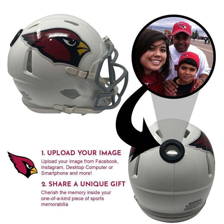 Arizona Cardinals NFL Mini Helmet - Picture Inside