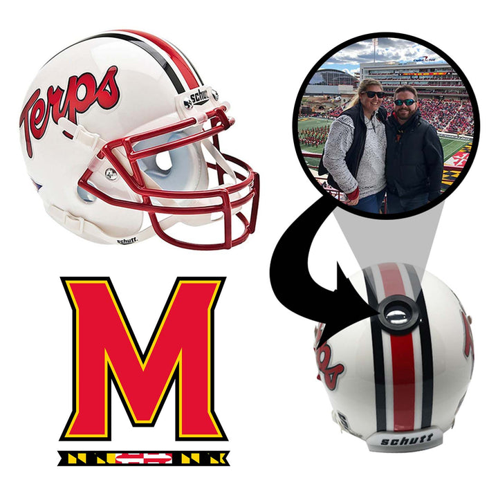 Maryland Terrapins College Football Collectible Mini Helmet - Picture Inside - FANZ Collectibles