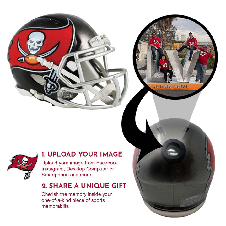 Tampa Bay Buccaneers NFL Mini Helmet - Picture Inside