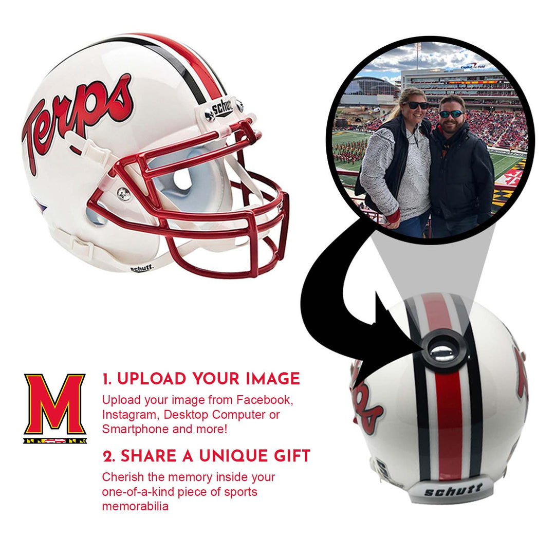 Maryland Terrapins College Football Collectible Mini Helmet - Picture Inside - FANZ Collectibles