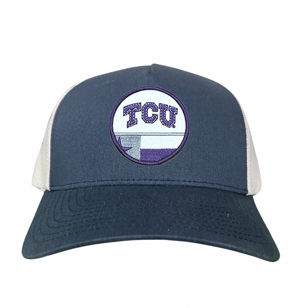 TCU Logo w/h State Flag / Hats / TCU034 /  247 / MM