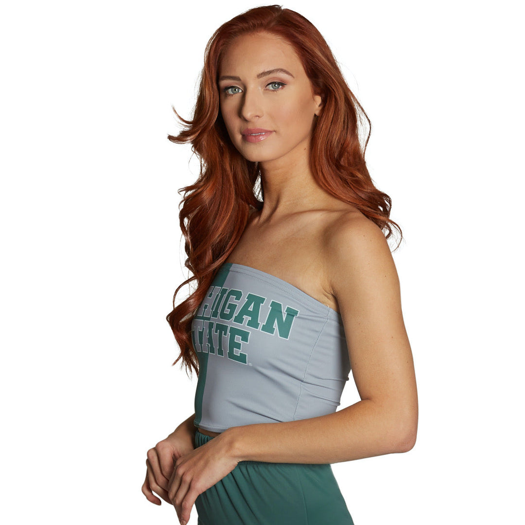 Michigan State Two Tone Tube Top