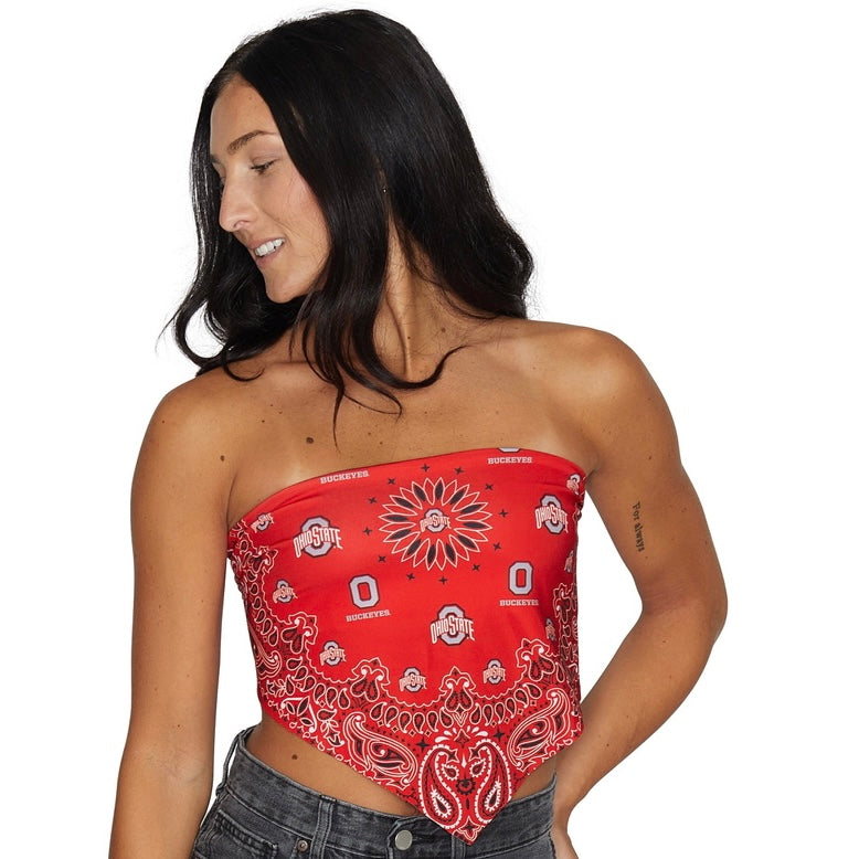 Ohio State OSU Buckeyes Bandana Top