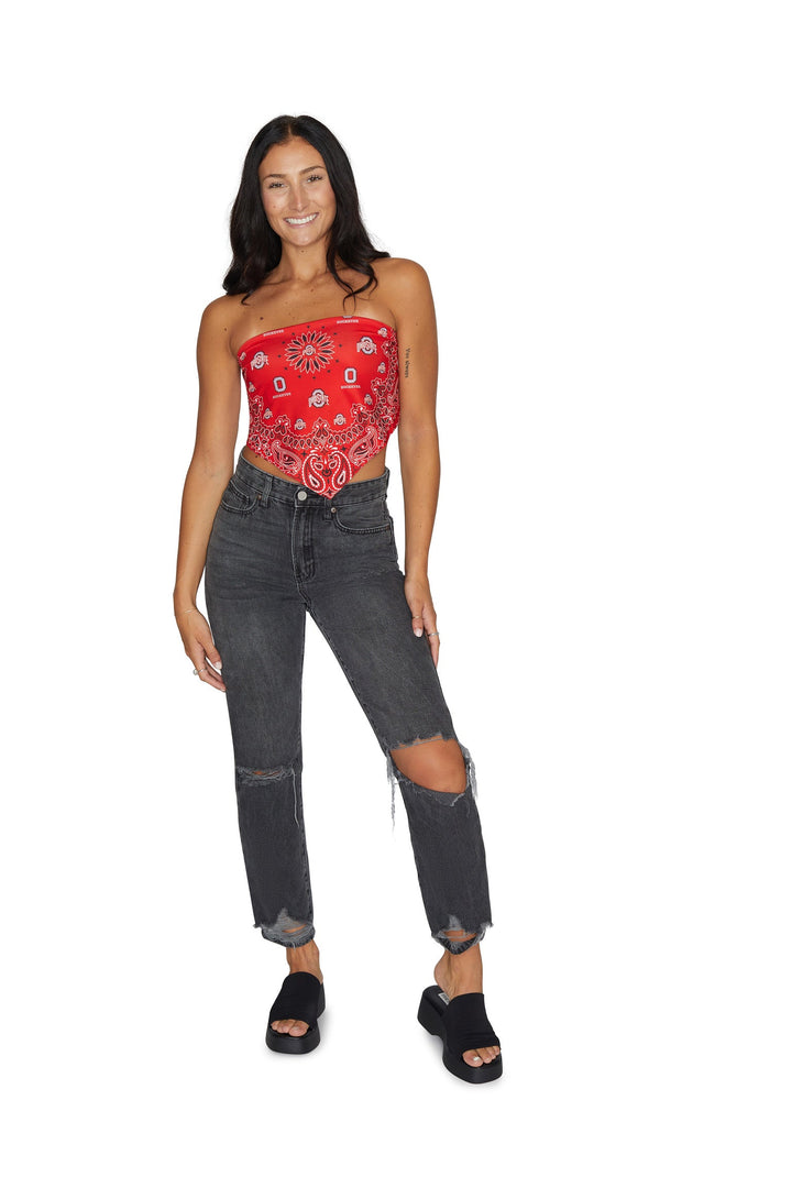 Ohio State OSU Buckeyes Bandana Top