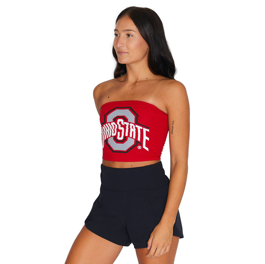 Ohio State OSU Buckeyes Red Tube Top