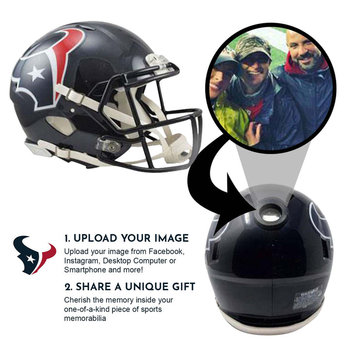 Houston Texans NFL Mini Helmet - Picture Inside