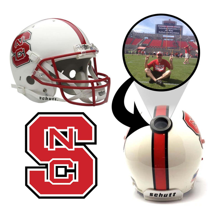 NC State Wolfpack College Football Collectible Mini Helmet - Picture Inside