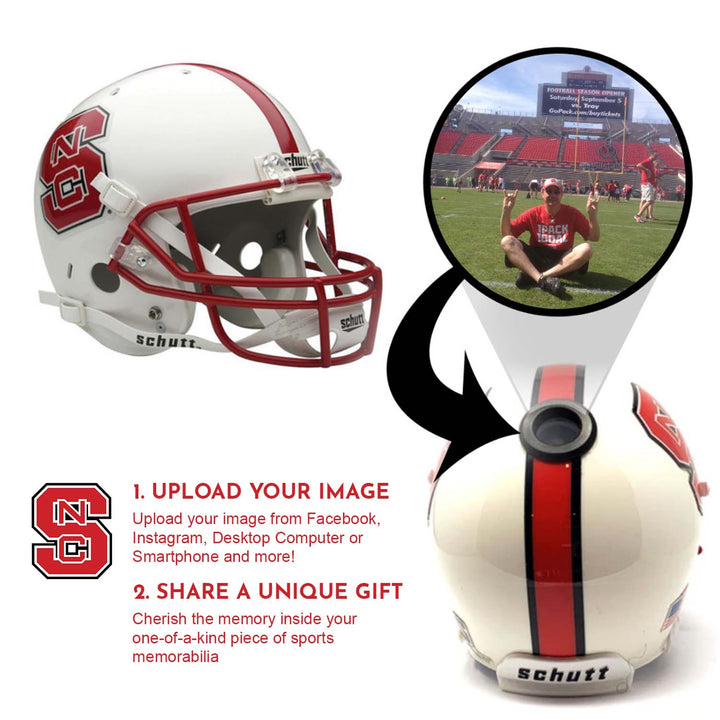 NC State Wolfpack College Football Collectible Mini Helmet - Picture Inside